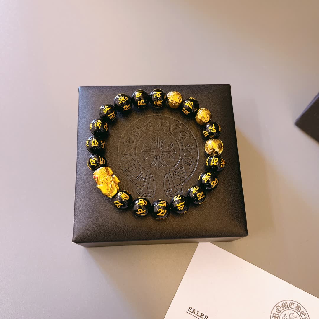 Chrome Hearts Cinnabar Buddha Bracelet